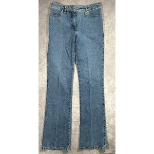 St John Sport Jeans Women’s 2 Bootcut Denim Blue